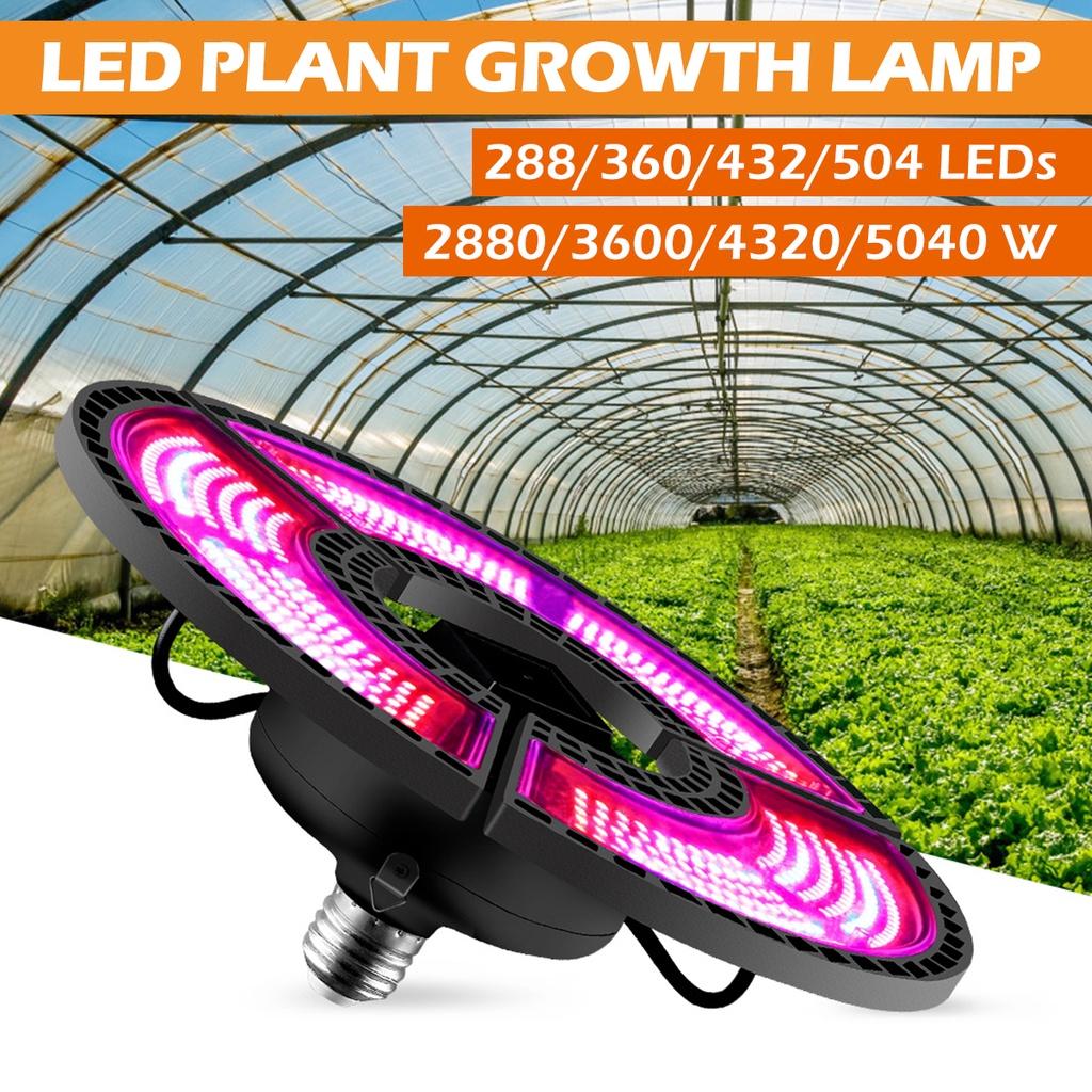 504 LED Growth Lamp Flowers Plants LED Grow Light Full Spectrum E27 LED Growing Bulb for Indoor Hydroponics 85~265V