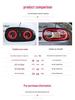 LED Taillight Assembly with DRL, Turn Signal, Brake, and Reverse Lights for 2005-2015 Mazda CX-5