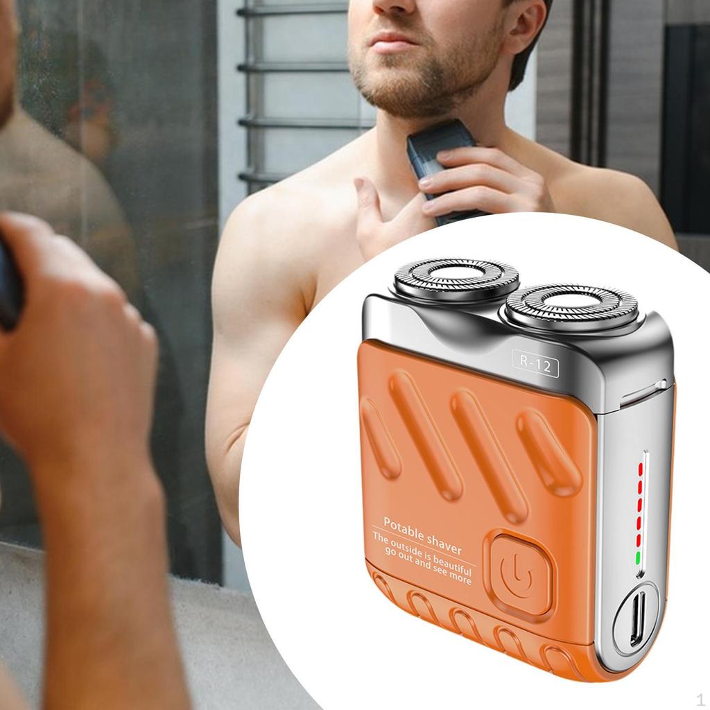 Mini Shaver Easy to Use Beard Razor for Traveling Outdoor Indoor Household