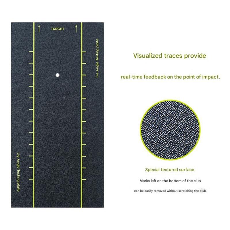 Golf Club Lie Fitting Board Increase Swing Speed Swing Trainings Aid Practice Equipment for Adults,Golfer