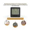 Wireless Weather Station with 3 Outdoor Sensors - Digital Indoor/outdoor Thermometer And Hygrometer - Backlight And Audible Alerts