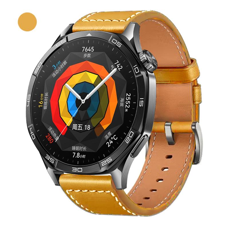20/22mm Leather Band For HUAWEI GT6 GT6pro GT5 4 3 2 46mm Casual Strap Watch 5 4pro/GT3 2 42mm/HONOR Magic Watch Bracelet Correa