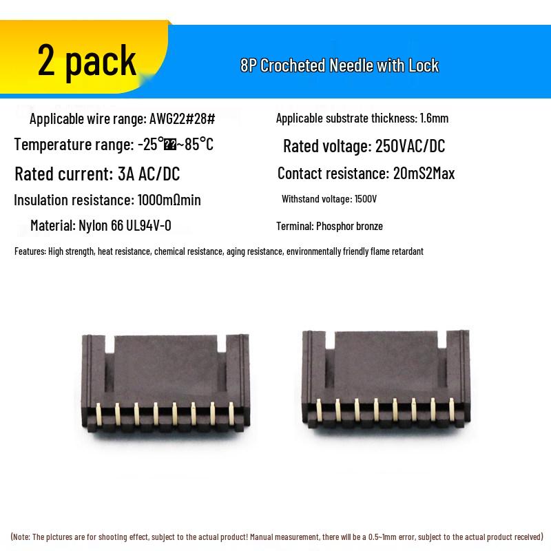 2.54 Lockable DuPont Connector: 2P & 3/4/10P Straight/Bent Pin Header MX2.54 Socket