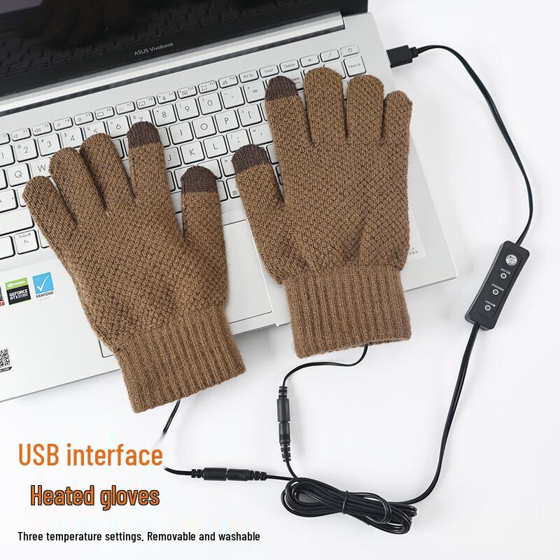 USB-перчатки с подогревом Tingbai, на всю ладонь, перезаряжаемые