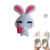 Rabbit Shoe Accessories: Cartoon PVC Charms for DIY Hole Shoes
