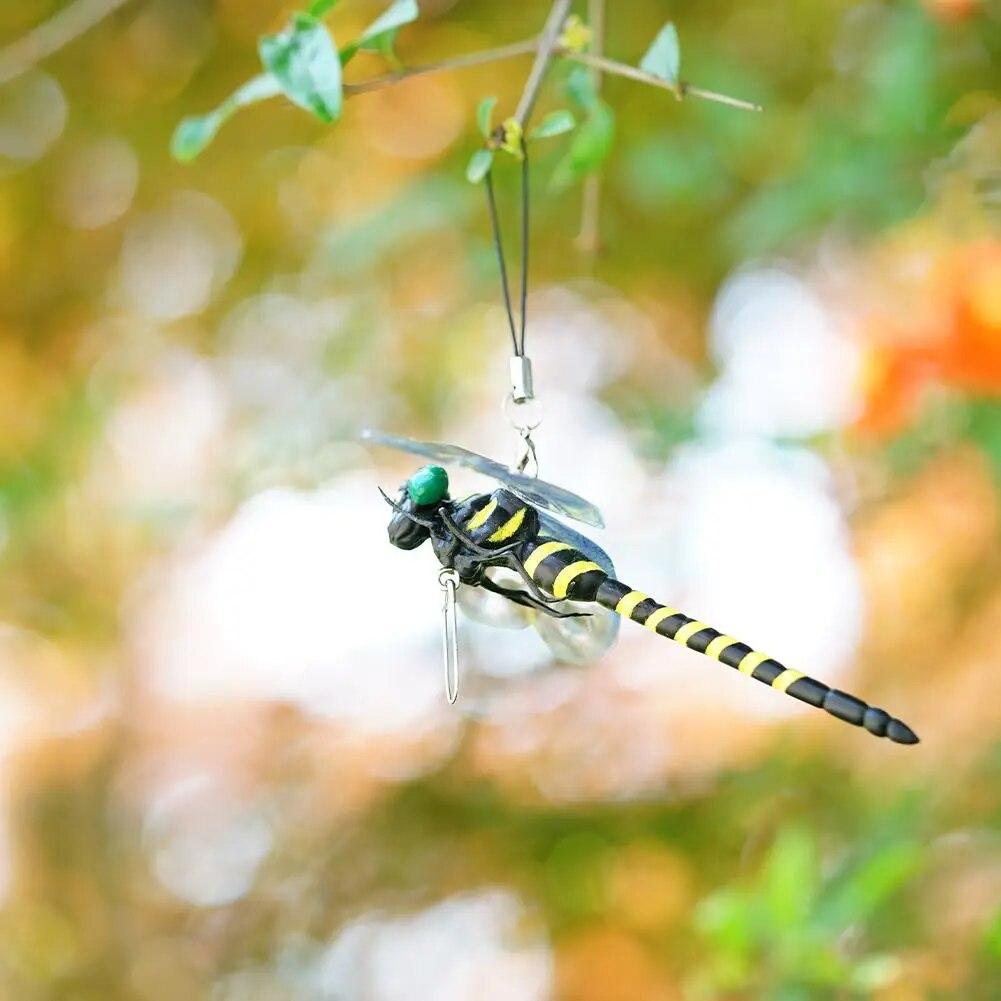 Simulation d'insecte libellule, modèle anti-moustique, ornements suspendus d'extérieur
