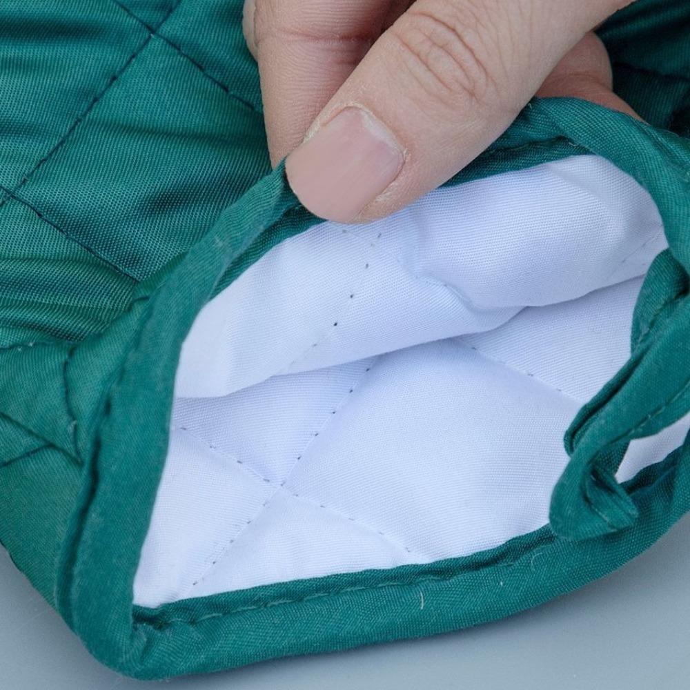 2PCS Hanging Microwave Gloves Non-Slip Grilling Mitts Portable Heat-Resistant Gloves BBQ