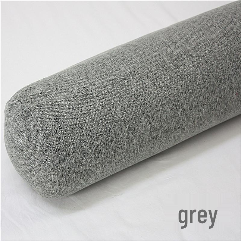 

Багатофункціональна подушка в бавовняно-льняному стилі: Плед, Подушка для попереку, Подушка для терапії ніг, Підтримка шиї біля ліжка, Масажна подушка, Подушка для дивана та ліжка. 10*40cm Small Neck Pillow сірий колір