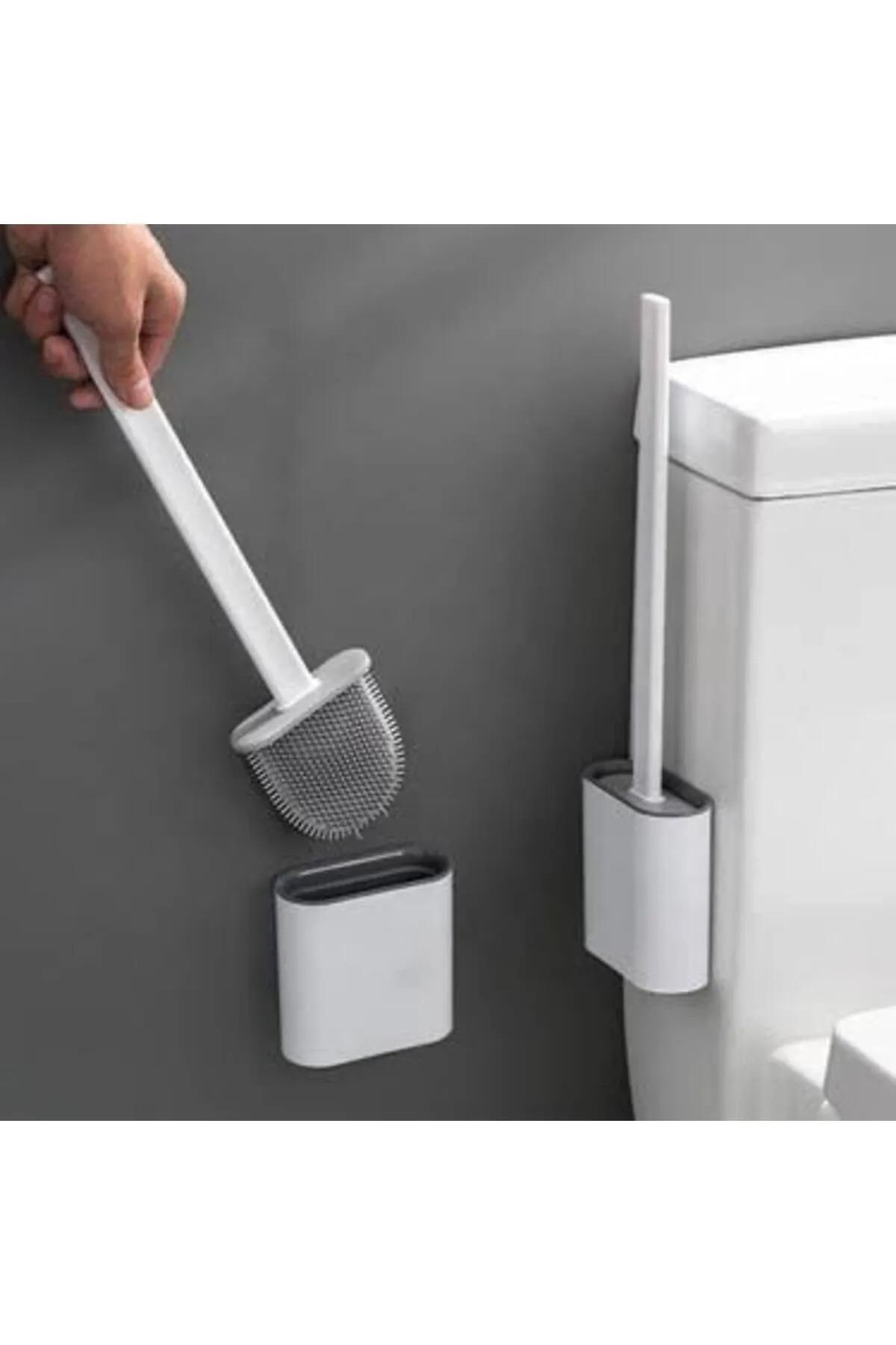 

Щетка для чистки унитаза и сиденья унитаза One Size серый