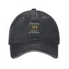Celebrating 50 Years Of Marriage 1972 - 2022 Baseball Cap Bobble Hat Sunscreen Beach Bag Girl Men's