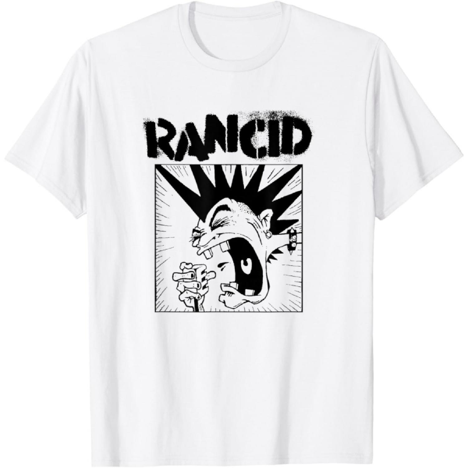 Rancid - Official Merchandise - Microphone T-Shirt S белый