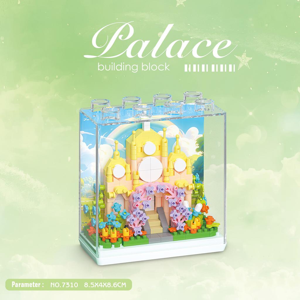 Non-Toxic Miniature Architecture Building Blocks Castle Assembly Toys Mini Bricks Kids Toys New Year Christmas Gifts