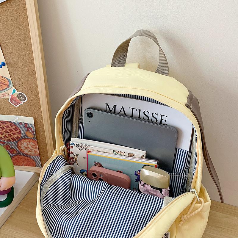 Schoolbag Campus Series Student School Bag Ins Korean Edition Cute Puppy Backpack Large Capacity Leisure Travel Backpack