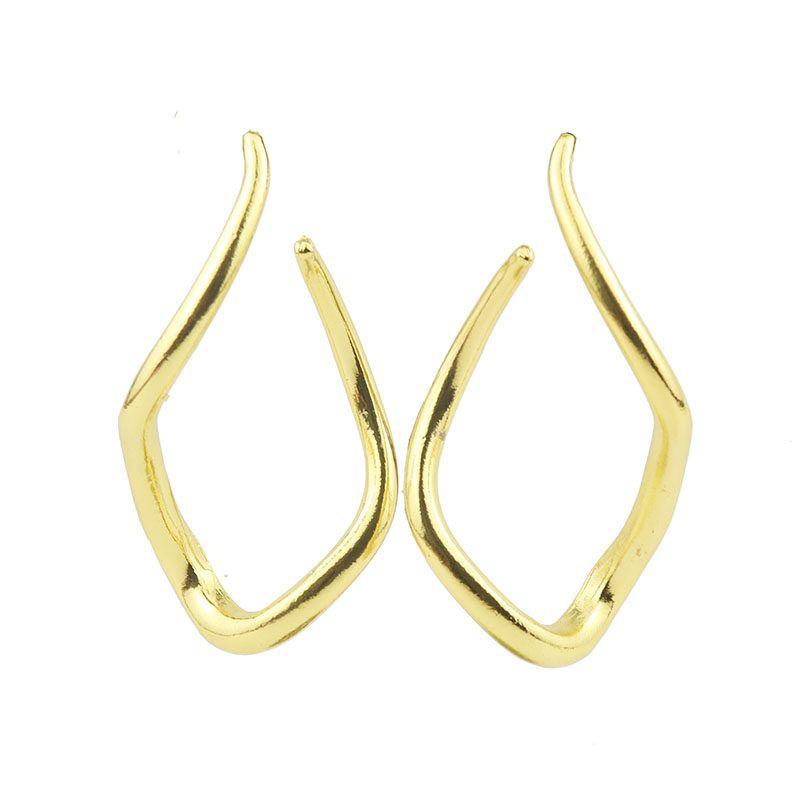 Fashion Retro Metal Personality Design Niche Geometry Gold