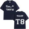 Tate McRae So Close To What T8 2025 Album T-Shirt Unisex Damenkleidung Baumwolle Kurzarm-T-Shirts Sommer-T-Shirt Tops Fans Geschenk