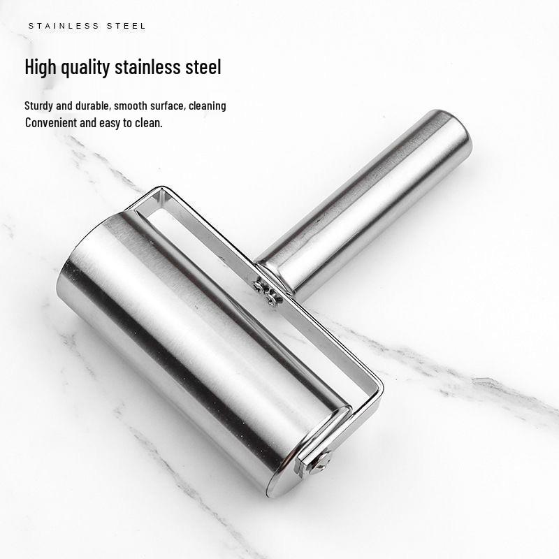 Non-stick Stainless Steel Rolling Pin & Dough Roller Dumpling Wrapper Maker Stainless Steel Rolling Pin серебряный