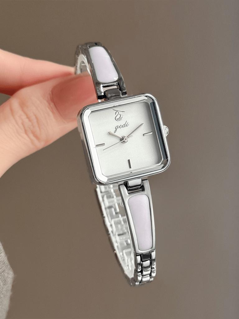 Elegant Quartz Women Watch Stainless Steel Bracelet Elegant Waterproof Ladies Dress Wristwatch Minimalist Office Daily Gift