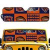 Chicago Bears Custom Sunshade: Independent Front Windshield Sun Protection & Heat Insulation with Team Design