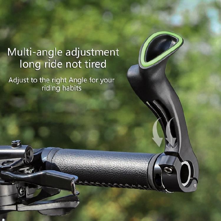 Mountain Bike Handlebar Ends with Fluorescent Light Ride Safely at Night