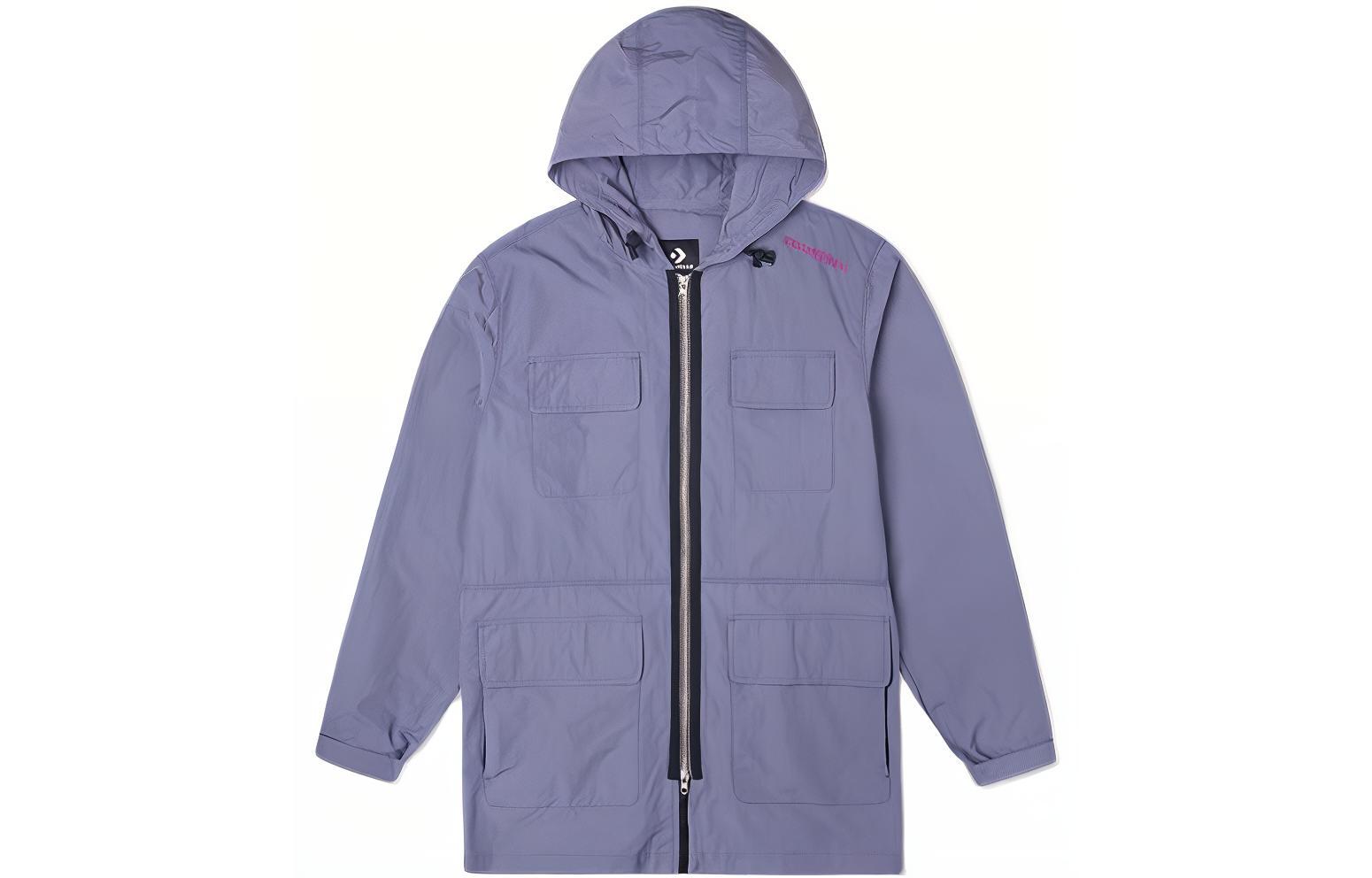Converse Parka Coat Unisex Charcoal Gray 10021133-A01 M