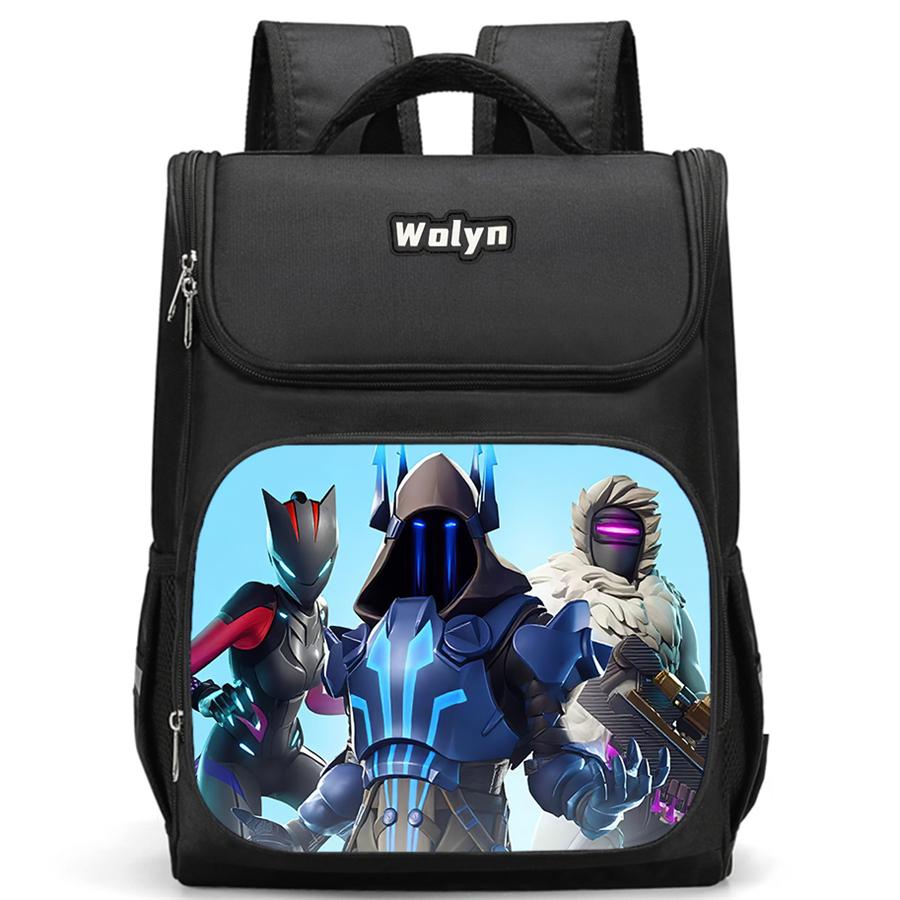 Fortnite Roomy Animated School Daily Pack with Multiple Compartments, Durable Children Backpack for Boys & Girls Ages 6-10
