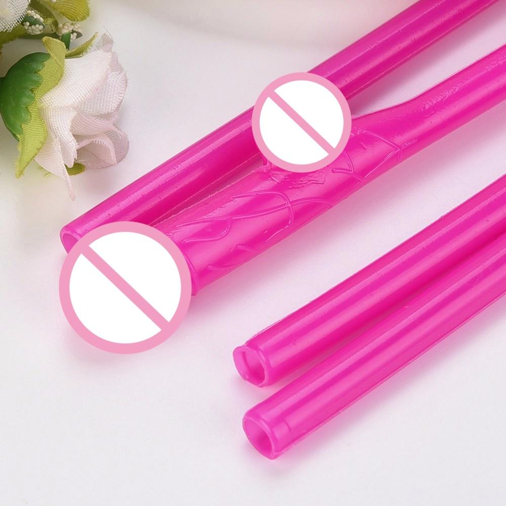 10Pcs Bachelorette Party Penis Straws Bridal Shower Hen Night Willy Penis Novelty Nude Straw for Bar Drinking Supplies