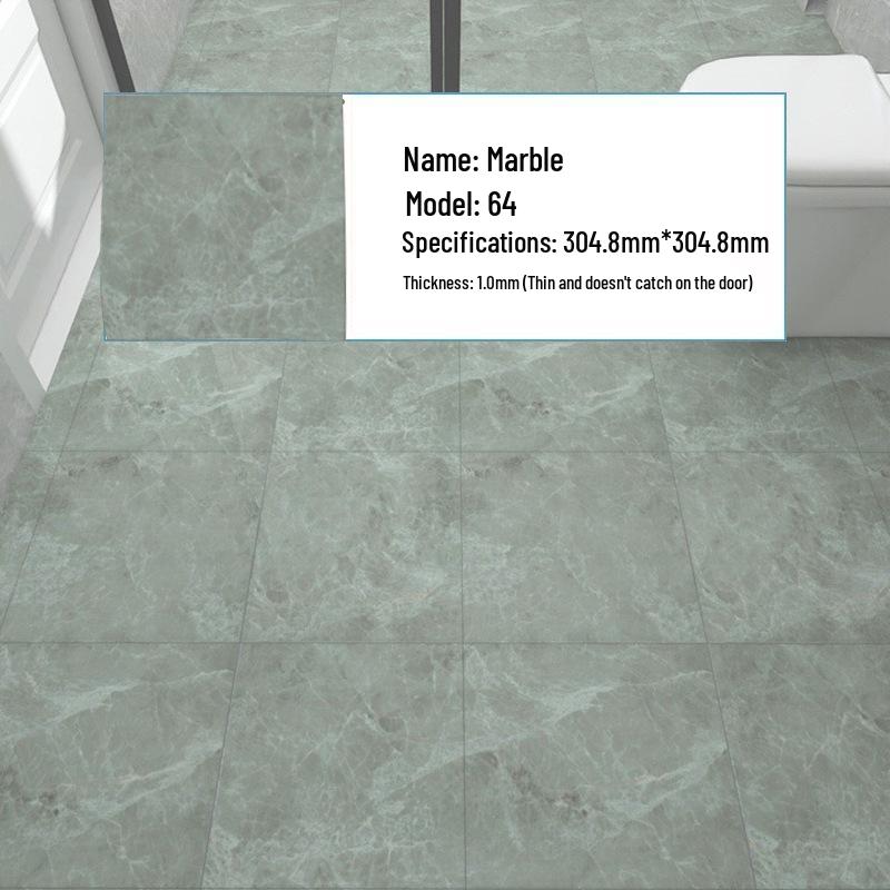 PVC Self-Adhesive Waterproof Stone Plastic Floor Sticker for Bathroom and Kitchen