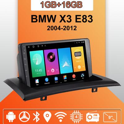 Car Radio Android Auto Carplay For BMW X3 E83 2004-2012 Multimedia Player Head Unit Stereo GPS Navigation BT WIFI 1+16GB