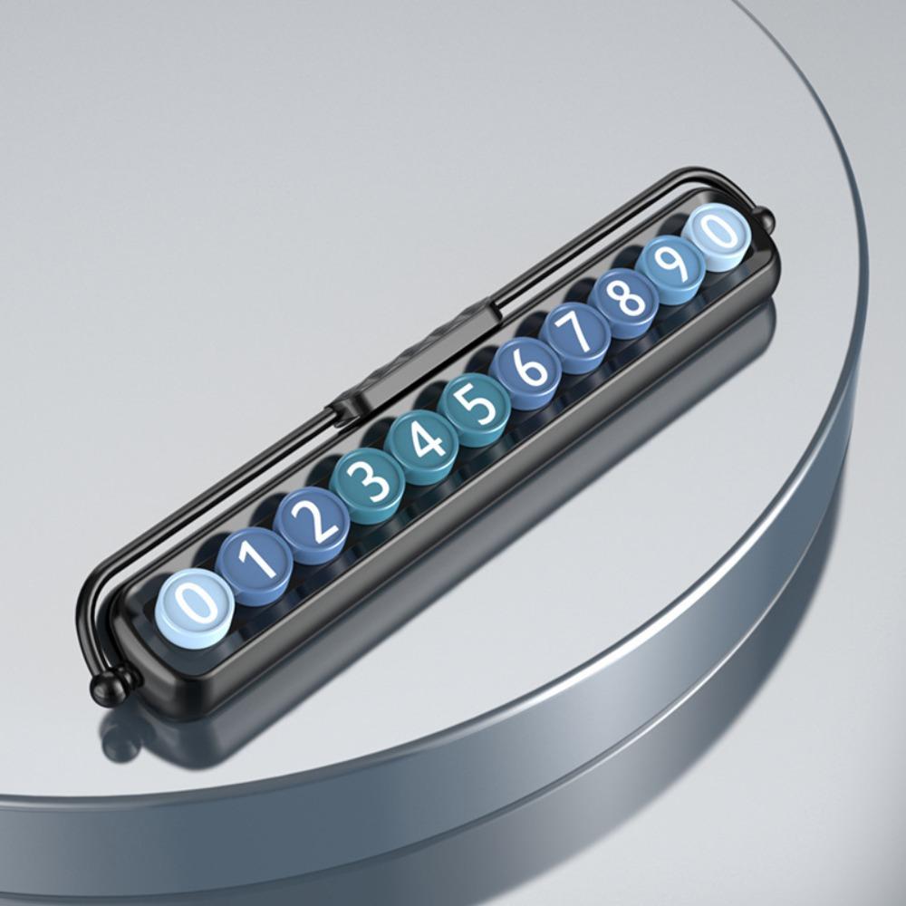 Auto Concealed Telephone Number Plate Gold Silver Black Car Interior Decor  Car Ornaments