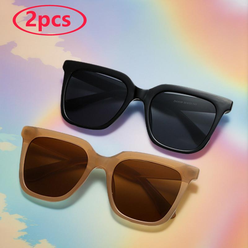 1 2piece Sets Square Sunglasses Women Luxury Brand Sports Goggles UV400 Vintage Cycling Fashion Sun Glasses Female Eyewear