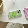 Simple and creative three-dimensional suction cup is suitable for iphone17promax Apple 15 mobile phone case niche new transparent