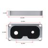 Silver Billet Firewall Shifter Cable Grommet Fits for Civic Integra K-Series Swap
