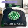 Individueller Name Hannover2 Muster Bettwäsche Steppdecke Set Heimdekoration Geschenk (1 Bettbezug + 2 Kissenbezüge (ohne Füllung))