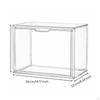 Stackable Display Case Sturdy Dustproof Acrylic Cabinet for Dressing Table,