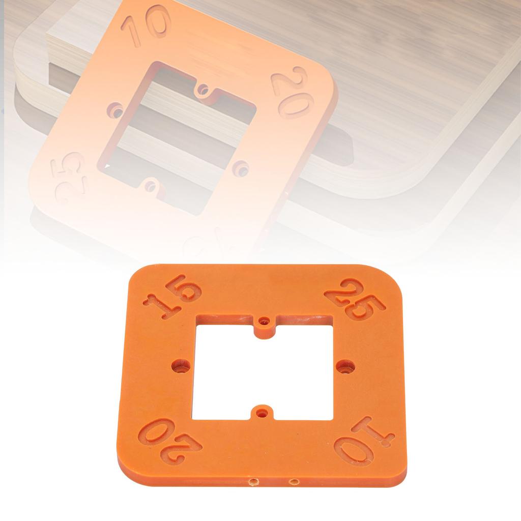 4 in 1 Round Corner Radius Template R10 R15 R20 R25 Wooden Board Corner Routing Template for Woodwor