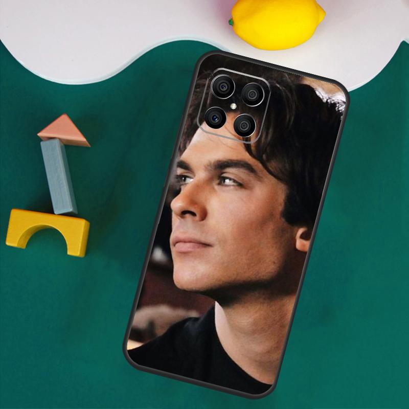 Damon Salvatore Vampire Diaries Case For Honor 200 Pro 50 70 90 X9a X8a X8 X9 X8b X9c X9b Honor Magic 7 Lite 5 6 Pro Cover