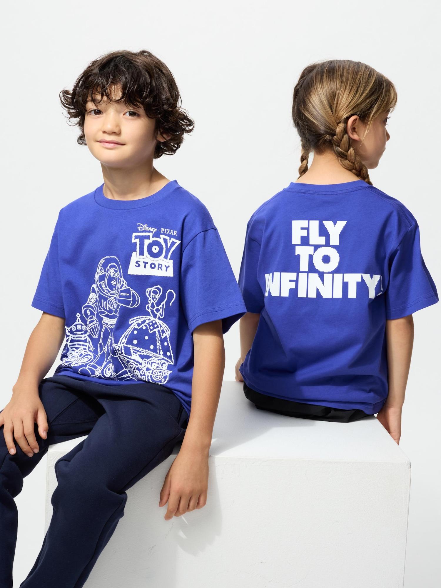 

Uniqlo Детская футболка с графикой SToy UT с коротким рукавом B 65 BLUE/KIDS 110