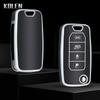 New Tpu Folding Key Fob Case Housing Cover Fit For Jeep Renegade Compass 4 Buttons Protected Flip Key Fob Remote Auto Accessories