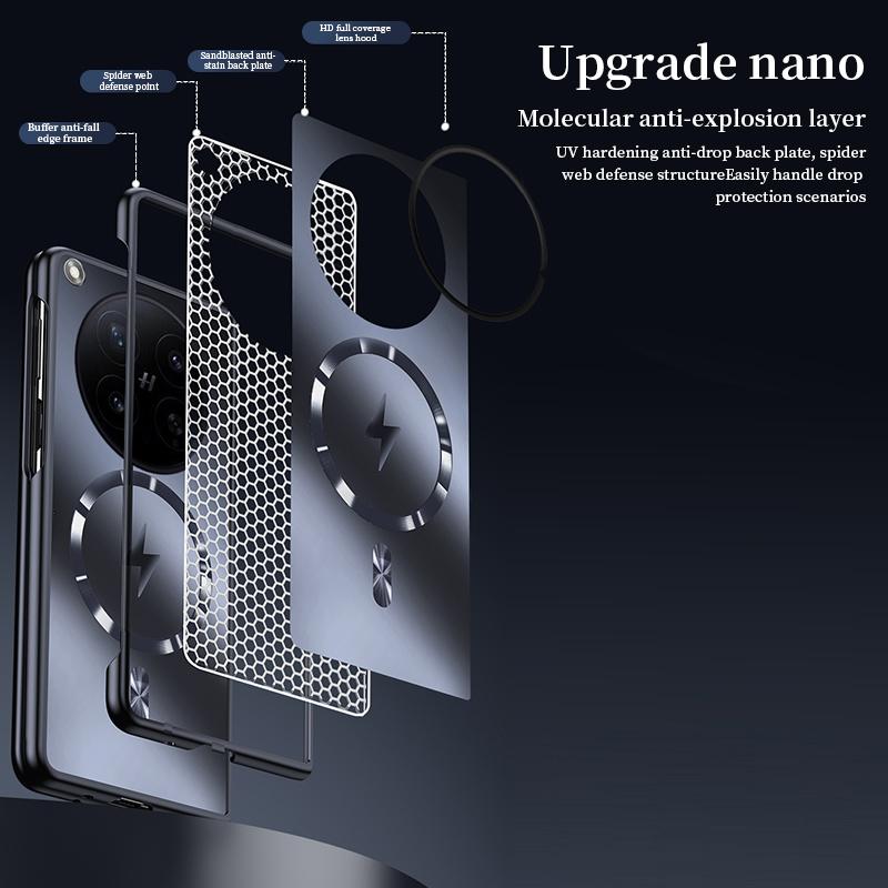 For OPPO Find N6 Magsafe Wireless Charging Adsorption Case For OPPO Find N6 N 6 Matte Frameless Slim Lens Protection Phone Cover