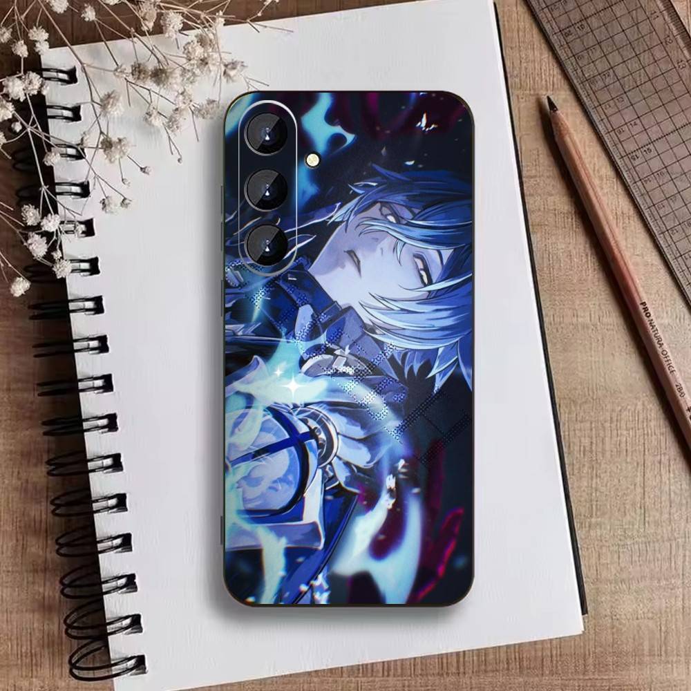 Genshin Y-Kaedehara Kazuha Phone Case For Samsung Galaxy A73,A21s,A22,A31,A52,A53,A71,A41Soft Black Shell