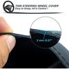Leather Car Steering Wheel Cover Universal Size For Diy Steering Wheel Cover Non-Slip And Soft 37–38 Cm