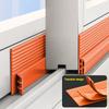 2M Soundproofing Sliding Door Sealant Strips Dustproof Windproof Insulation Film Door Seals