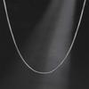 EUEAVAN Basic Snake Chain Necklace For Woman Men Stainless Steel 80cm Adjustable Chains Jewelry Accessories Gift Wholesale