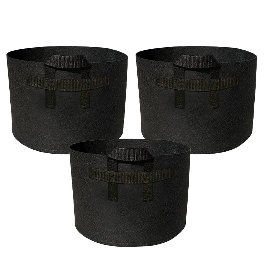 Leaf88 Nonwoven 34 Gallon diameter x 45cm Pack of 3 Planter, (60cm height),
