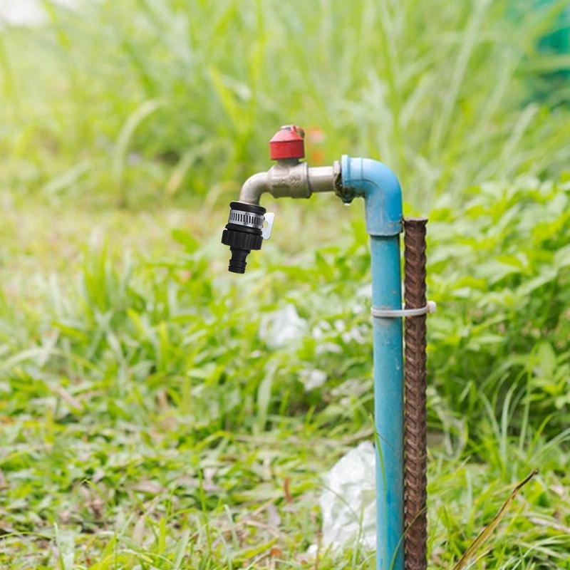 12mm-16mm Universal Wasserhahnadapter Kunststoff Schlauchanschluss Schnellkupplung Wasserhahn für Autowäsche Gartenbewässerung