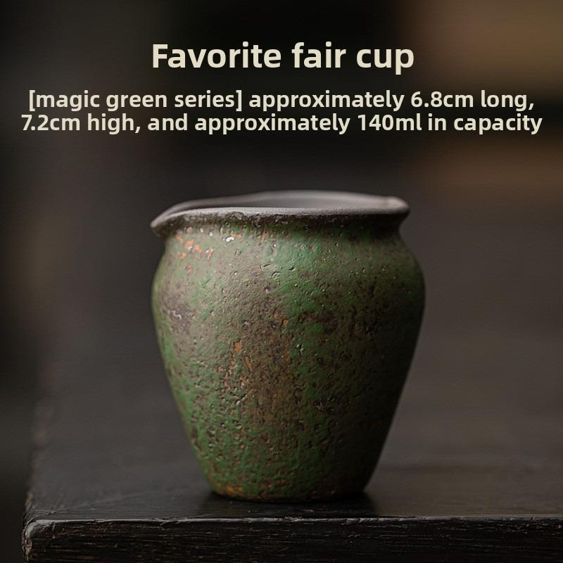 Chinese Retro Kiln Change Fairness Cup Ceramic Tea Pitcher Design Heat Resistant Pouring Vessel Tea Ceremony Accessory