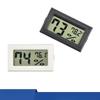 1 Stuk Digitale Weergave Temperatuur en Vochtigheid Mini Type Elektronische Temperatuur- en Vochtigheidsmeter Klimhuisje Huisdierbak Temperatuur- en Vochtigheidsmeter