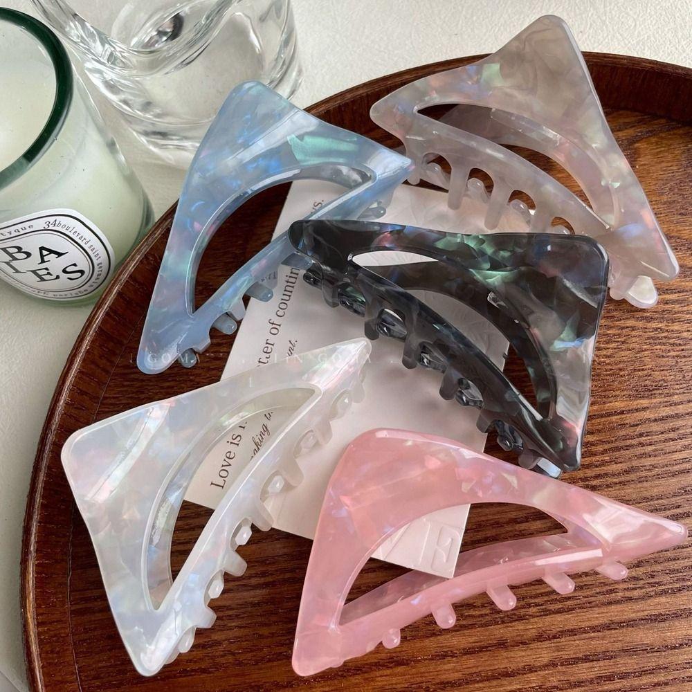 

Acetic Acid Hair Clip Triangle Claw Clips Creative Hair Clips for Female