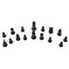 32Pcs/Set Black & White Plastic Medieval Chess Pieces Game Chessmen 65/75/95mm