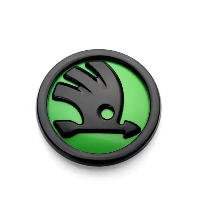 AAABO1 For Skoda Car Sticker New ABS Car Front Rear Emblem For SKODA Rapid Fabia 1 2 Karoq Yeti Superb Vision Octavia A7 RS Decals Trun